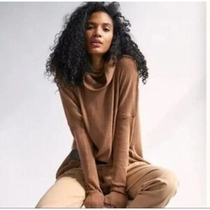 Free People Juicy Long Sleeve Thermal Top in Date Night size S NWT MSRP $88